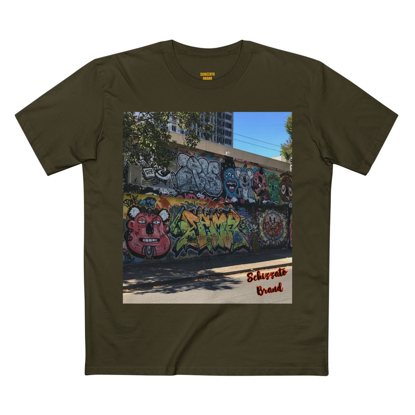 T-shirt Schizzato Graffiti Art