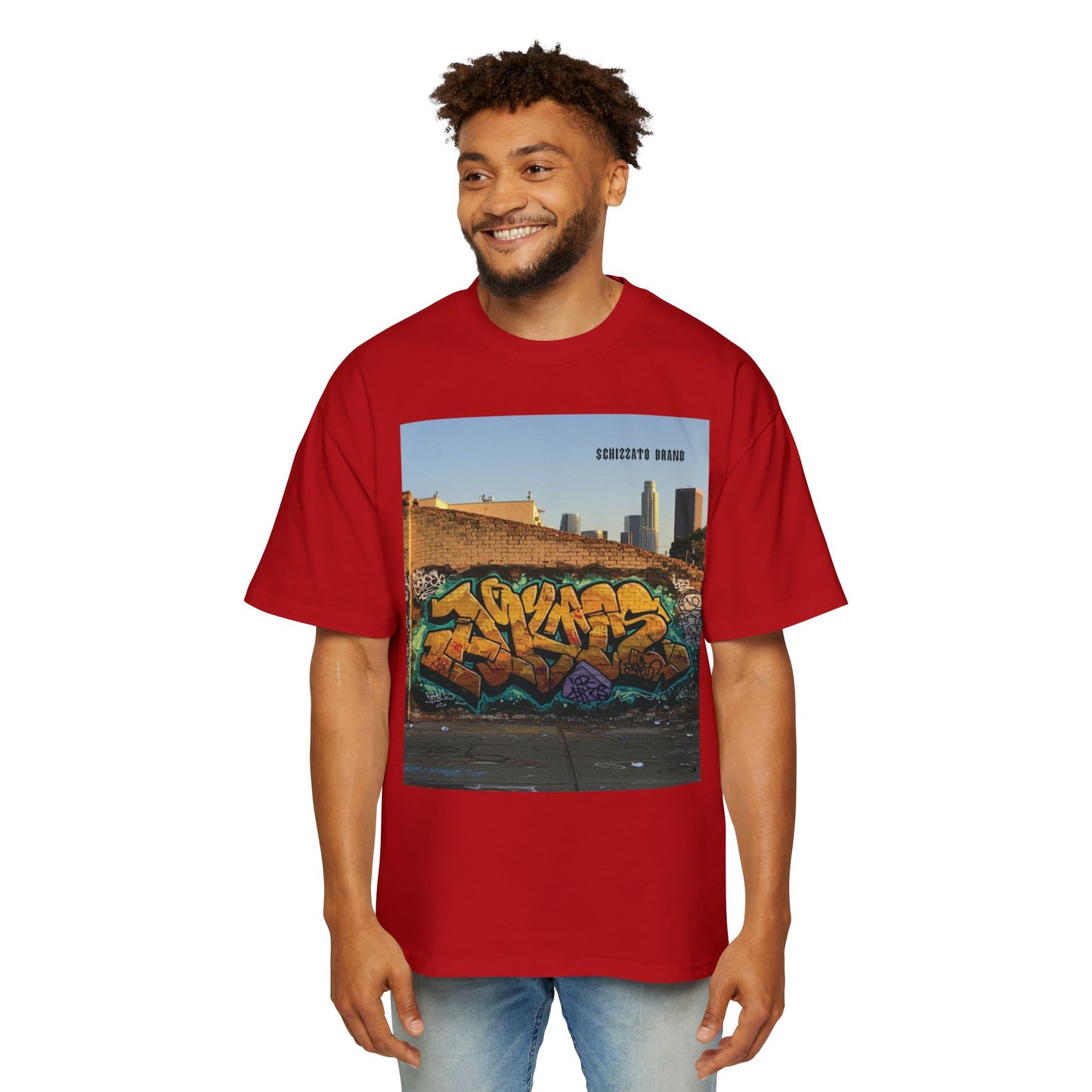 T-shirt surdimensionné Schizzato Urban Graffiti