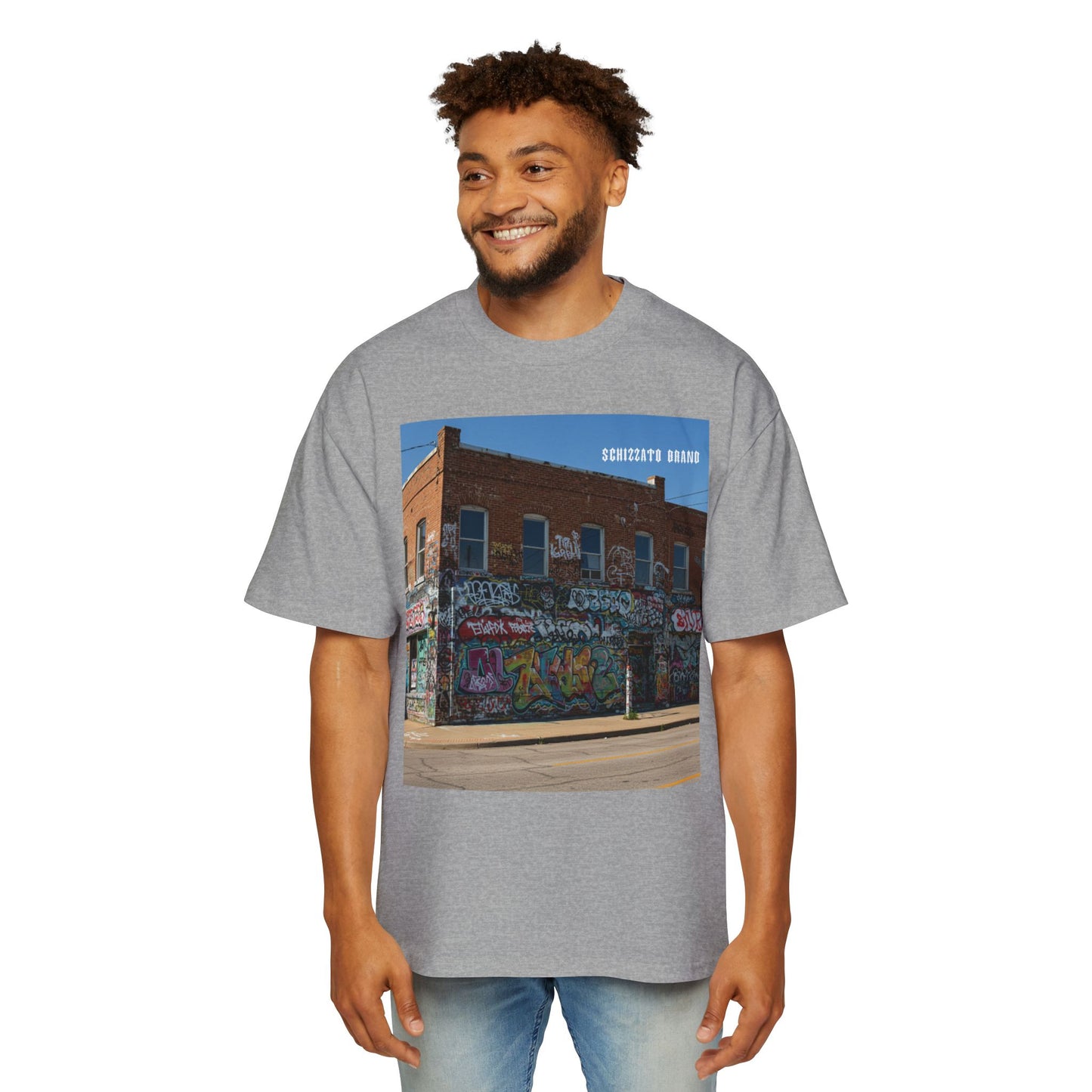T-shirt surdimensionné Schizzato Urban Graffiti