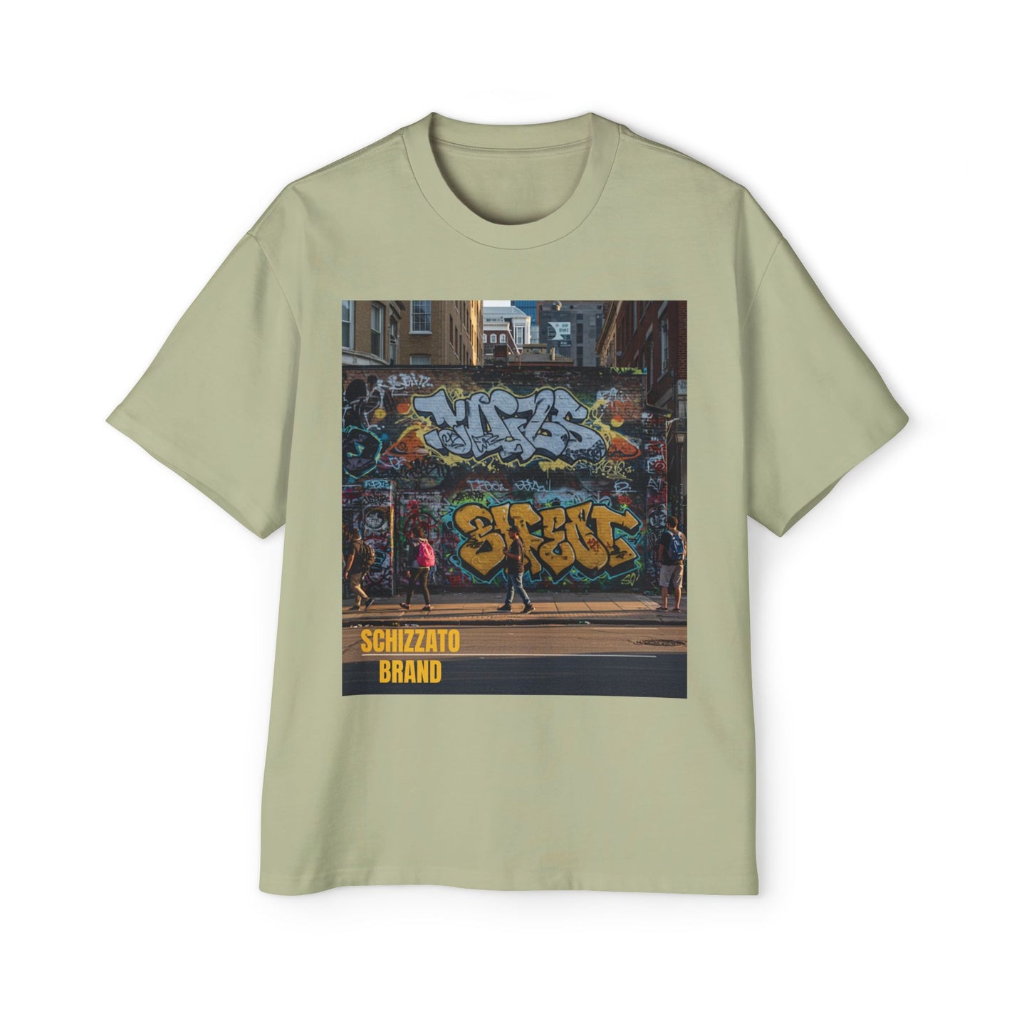 T-shirt surdimensionné Schizzato Urban Graffiti