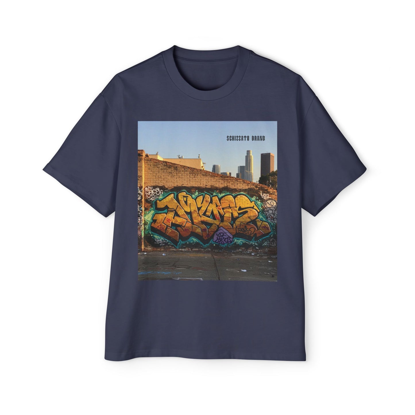 T-shirt surdimensionné Schizzato Urban Graffiti