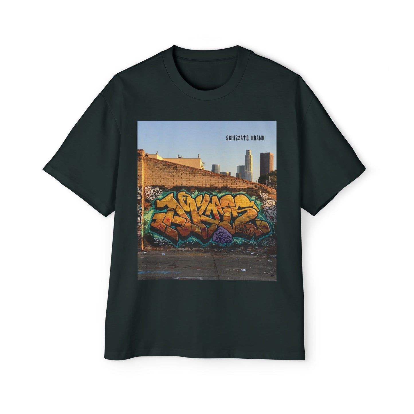 T-shirt surdimensionné Schizzato Urban Graffiti