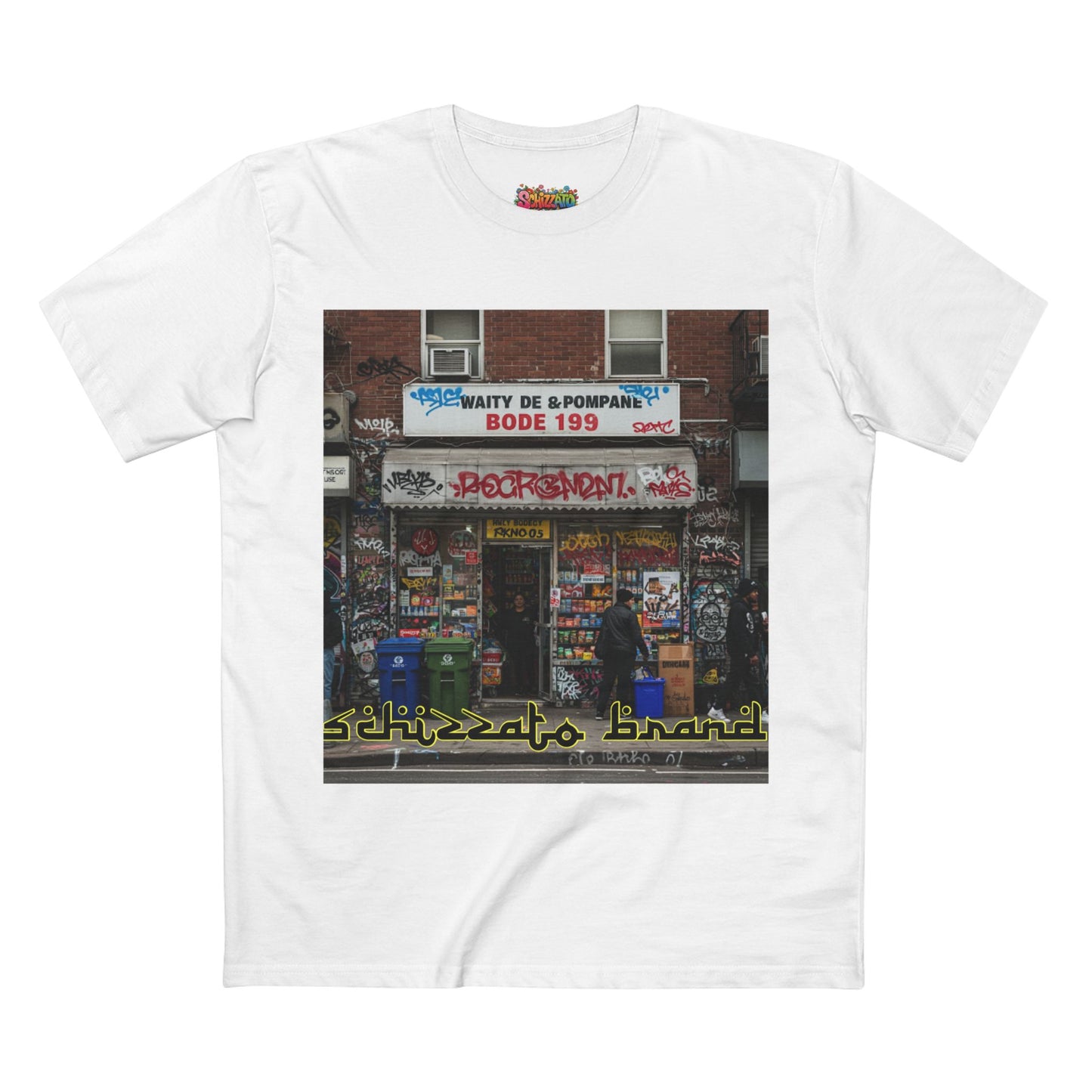 T-shirt Schizzato Graffiti Art