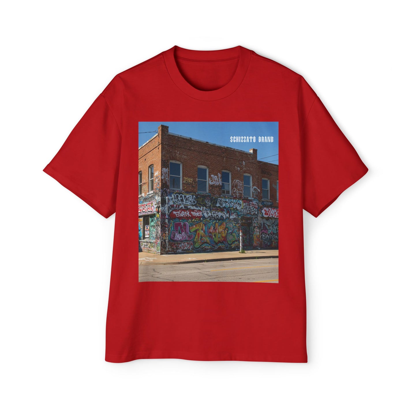 T-shirt surdimensionné Schizzato Urban Graffiti