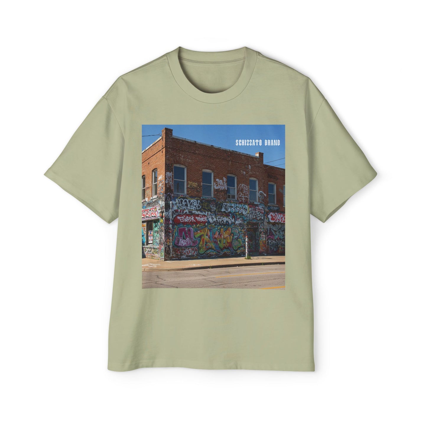 T-shirt surdimensionné Schizzato Urban Graffiti