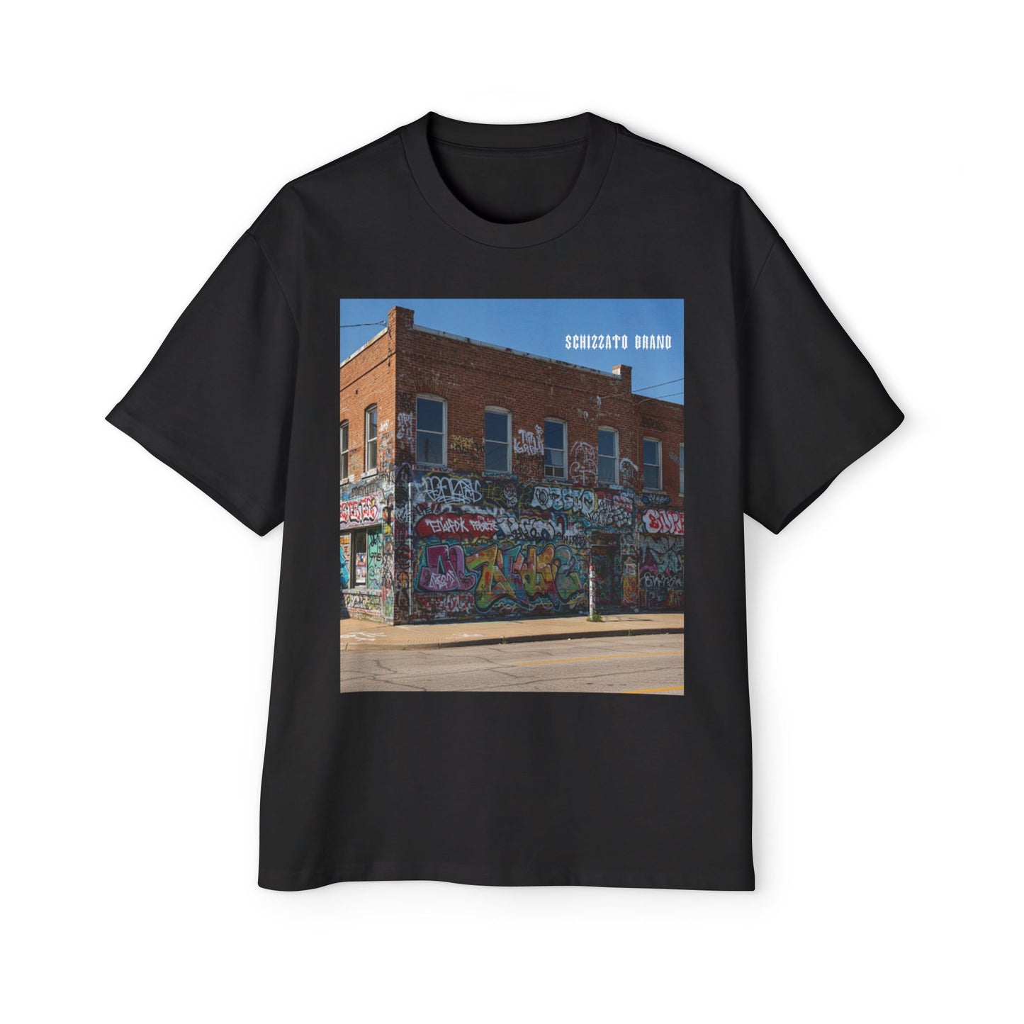 T-shirt surdimensionné Schizzato Urban Graffiti