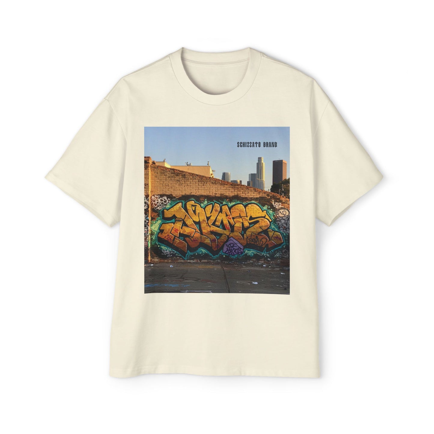 T-shirt surdimensionné Schizzato Urban Graffiti