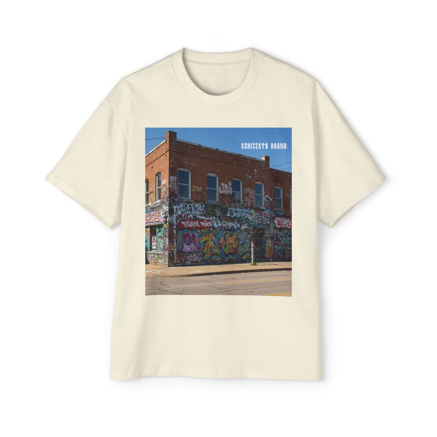 T-shirt surdimensionné Schizzato Urban Graffiti