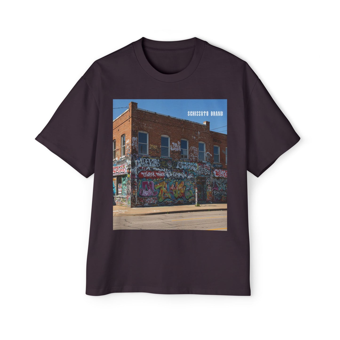T-shirt surdimensionné Schizzato Urban Graffiti