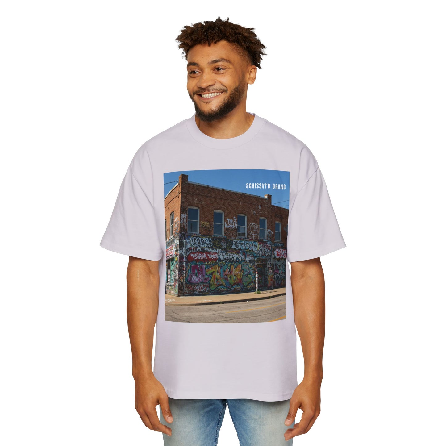 T-shirt surdimensionné Schizzato Urban Graffiti