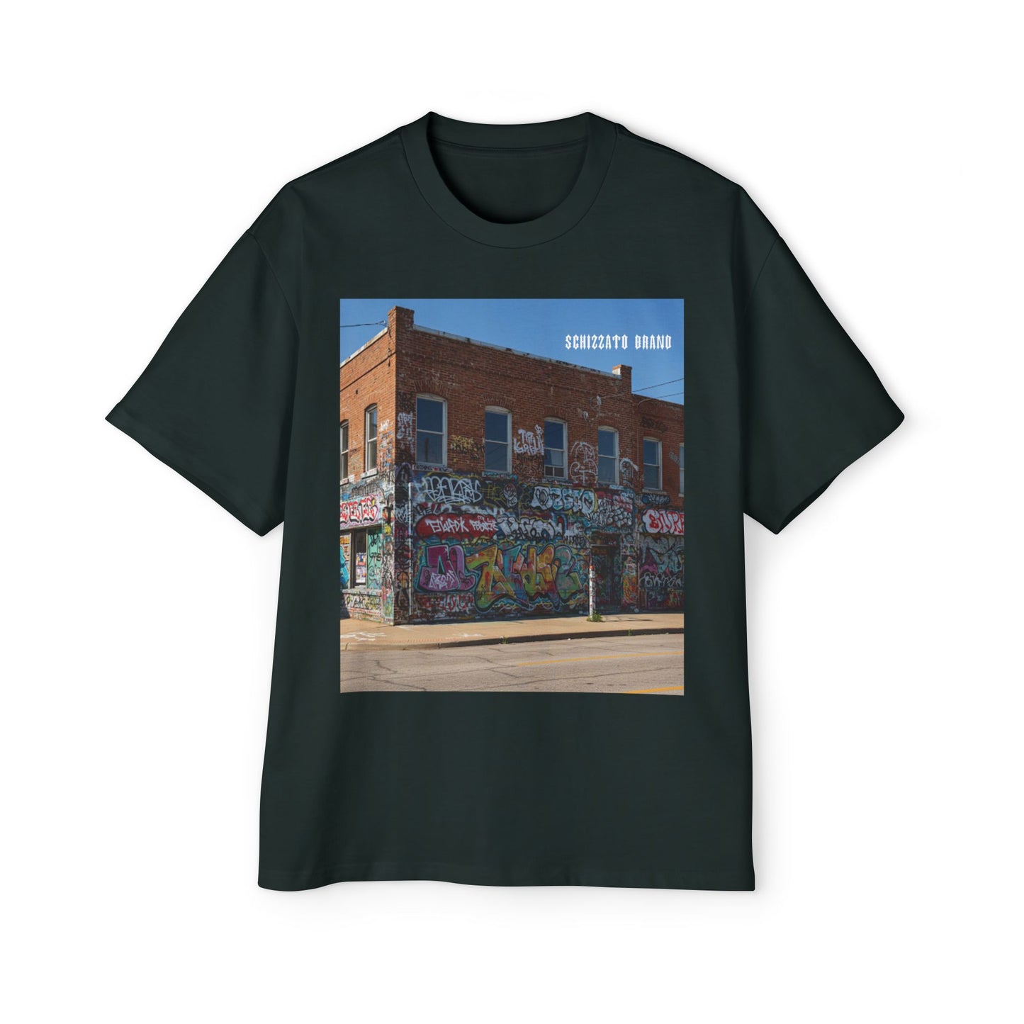 T-shirt surdimensionné Schizzato Urban Graffiti