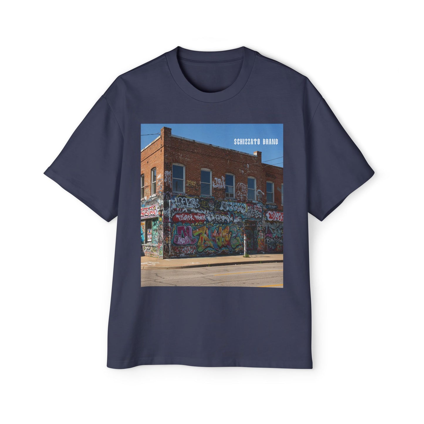 T-shirt surdimensionné Schizzato Urban Graffiti