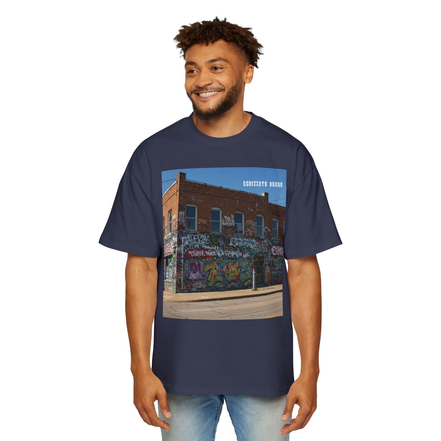 T-shirt surdimensionné Schizzato Urban Graffiti