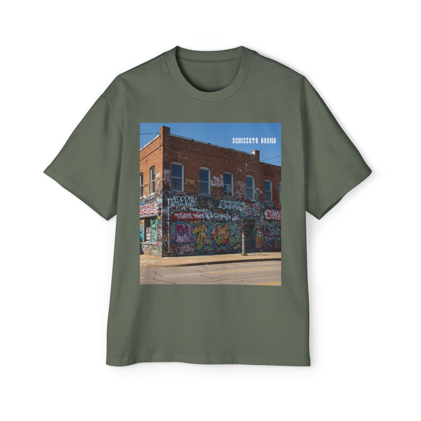 T-shirt surdimensionné Schizzato Urban Graffiti