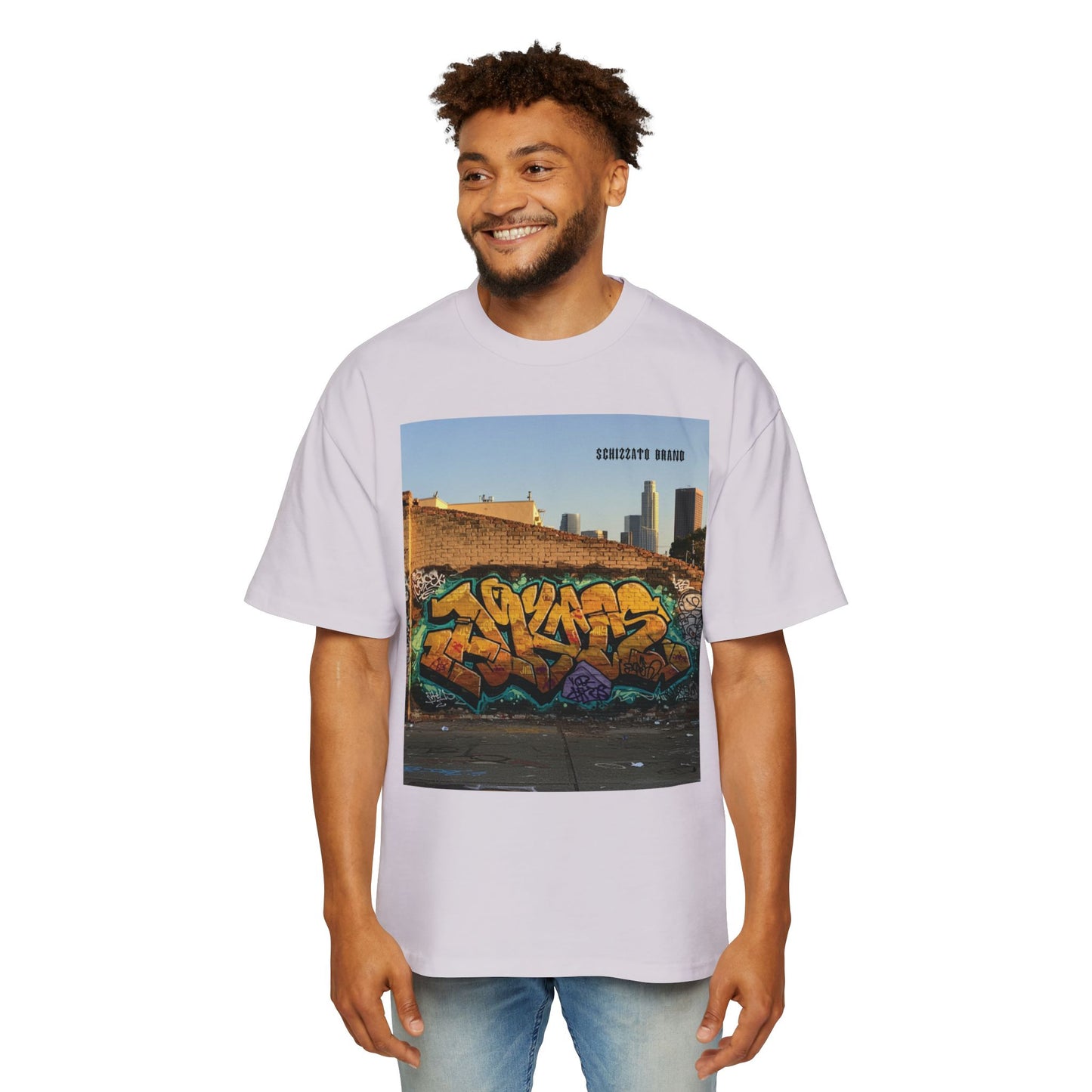 T-shirt surdimensionné Schizzato Urban Graffiti