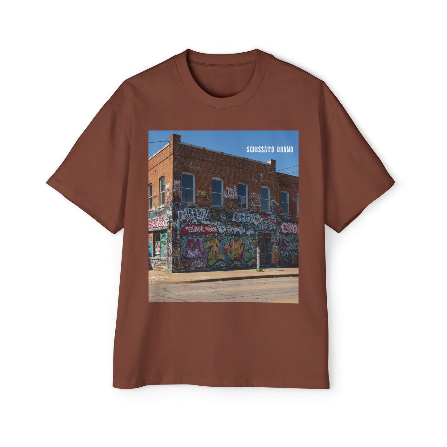 T-shirt surdimensionné Schizzato Urban Graffiti