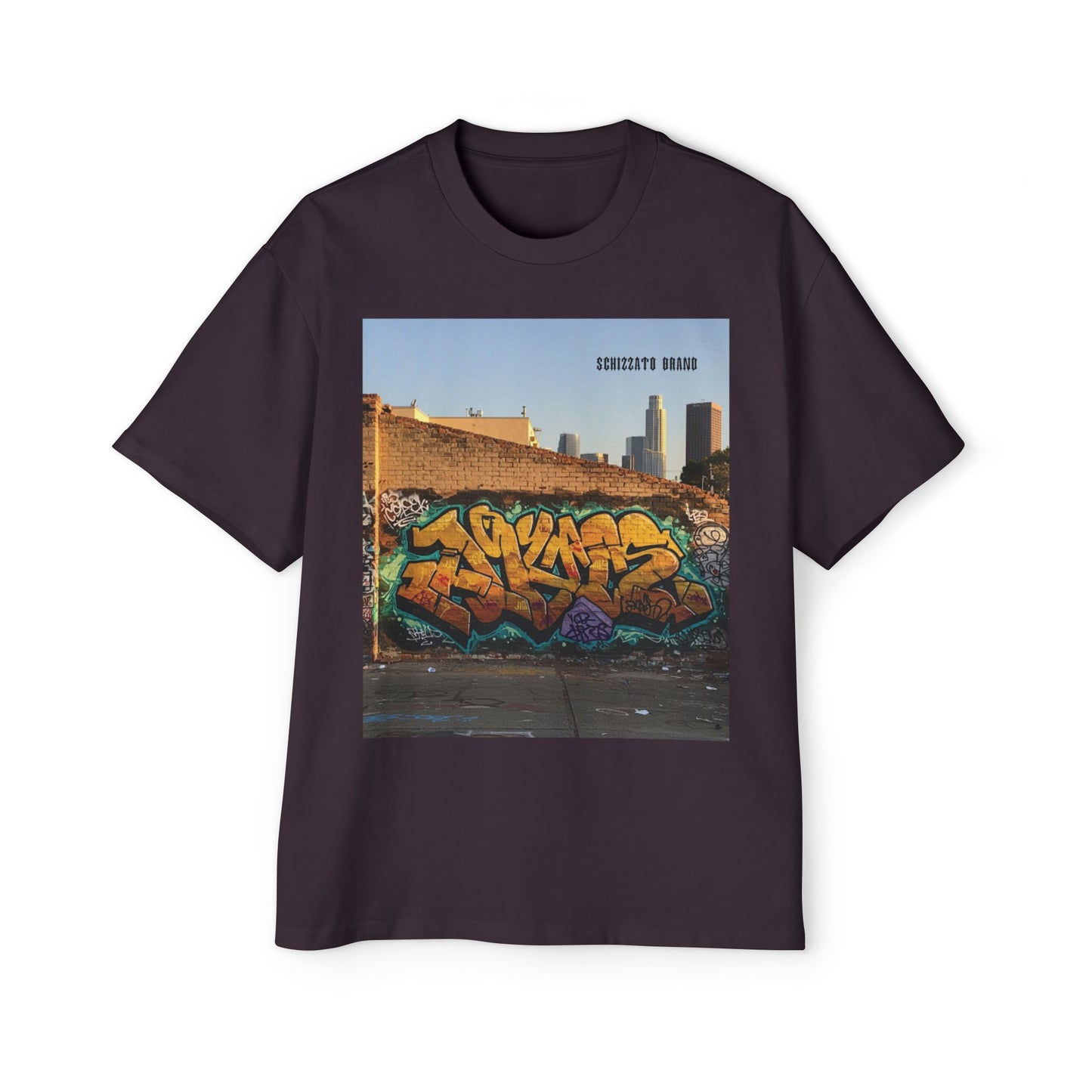 T-shirt surdimensionné Schizzato Urban Graffiti