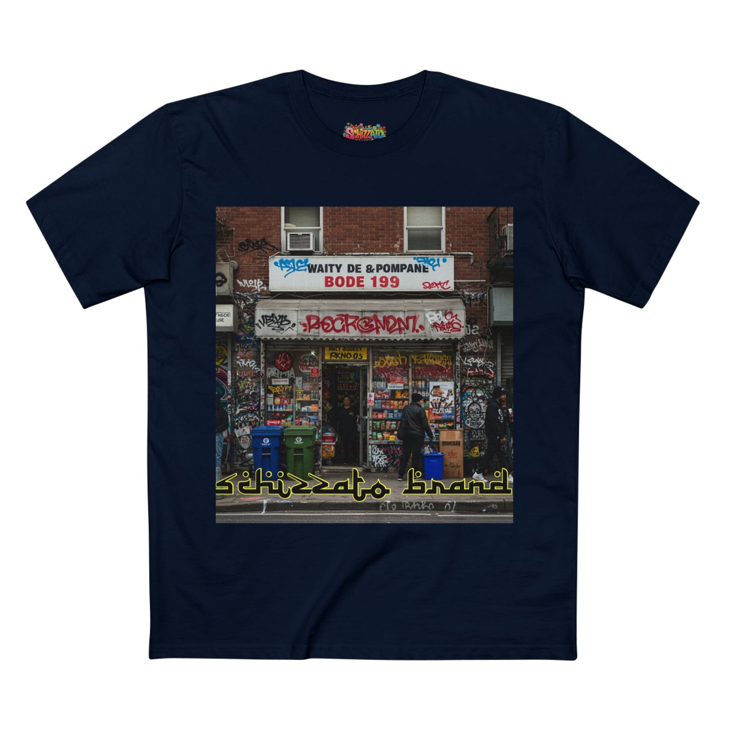 T-shirt Schizzato Graffiti Art