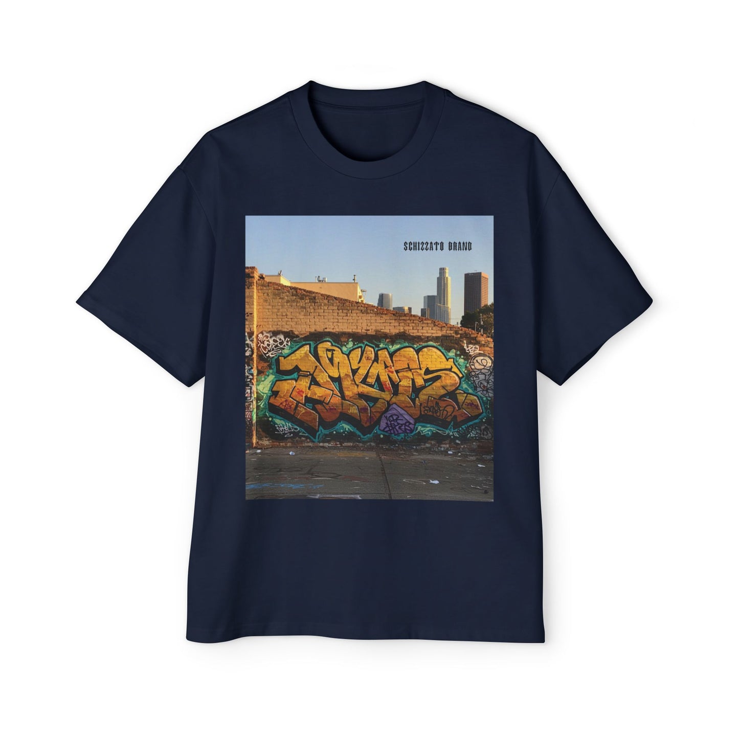T-shirt surdimensionné Schizzato Urban Graffiti