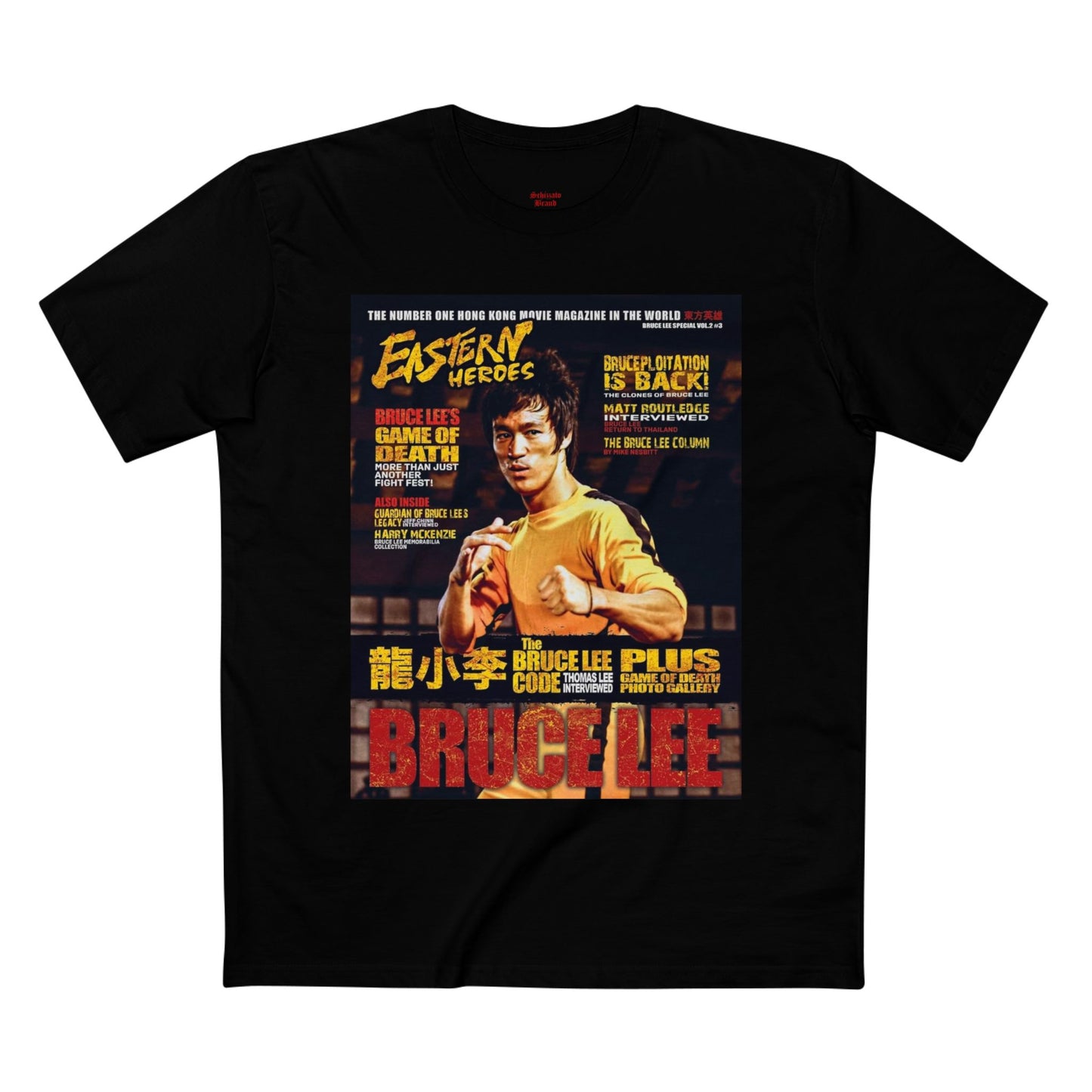 “Schizzato” Bruce Lee Poster Adult Staple Tee