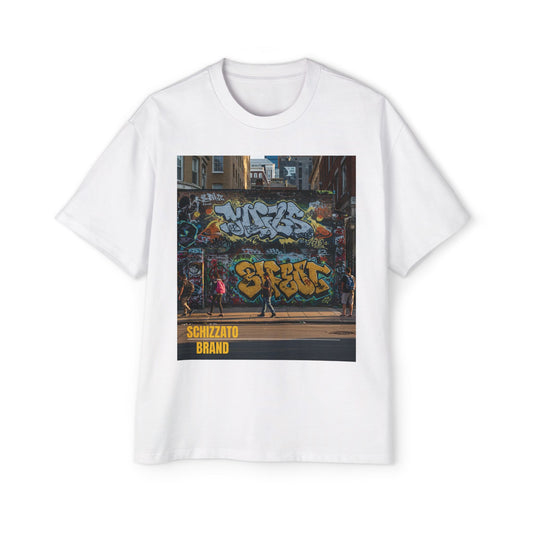 T-shirt surdimensionné Schizzato Urban Graffiti