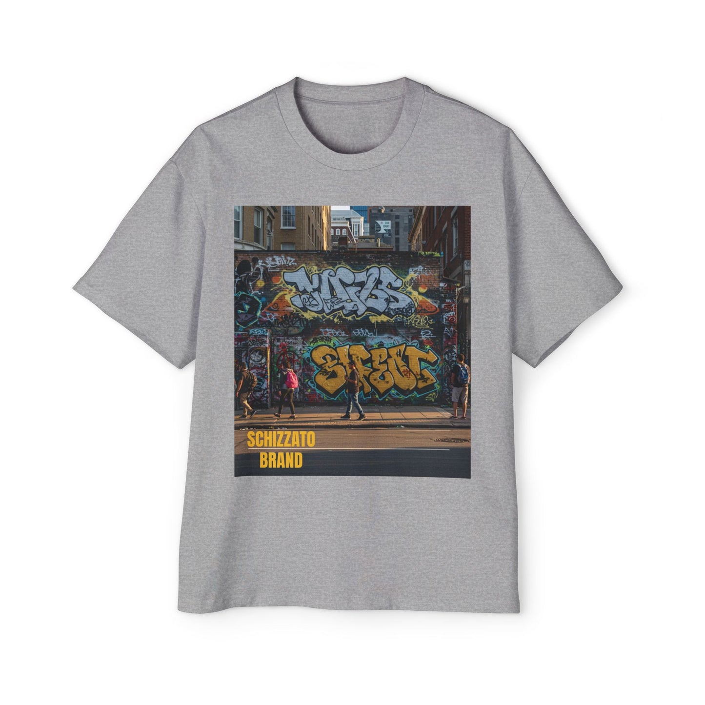 T-shirt surdimensionné Schizzato Urban Graffiti
