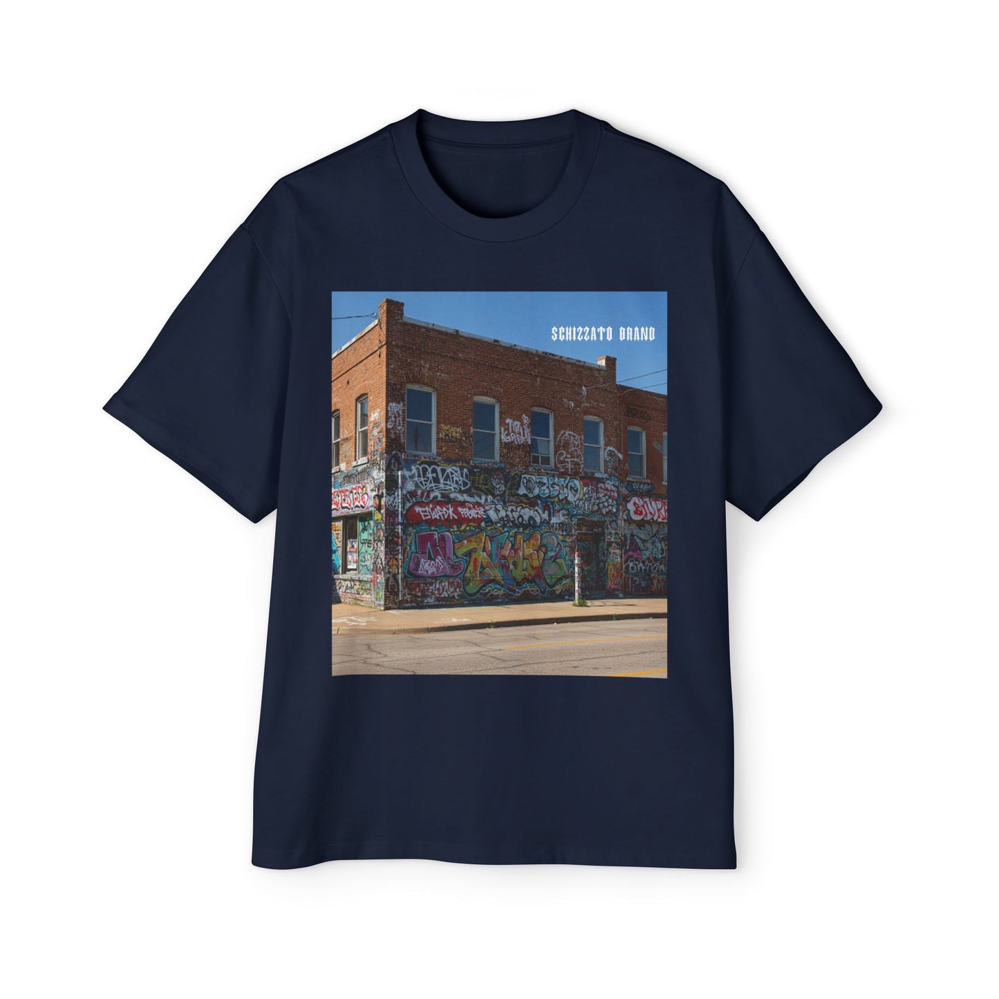 T-shirt surdimensionné Schizzato Urban Graffiti