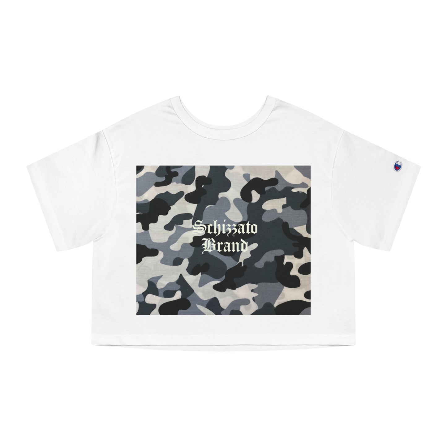 Camo Champion Crop Top