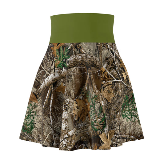 Women's Skater”Woodland Print” Skirt