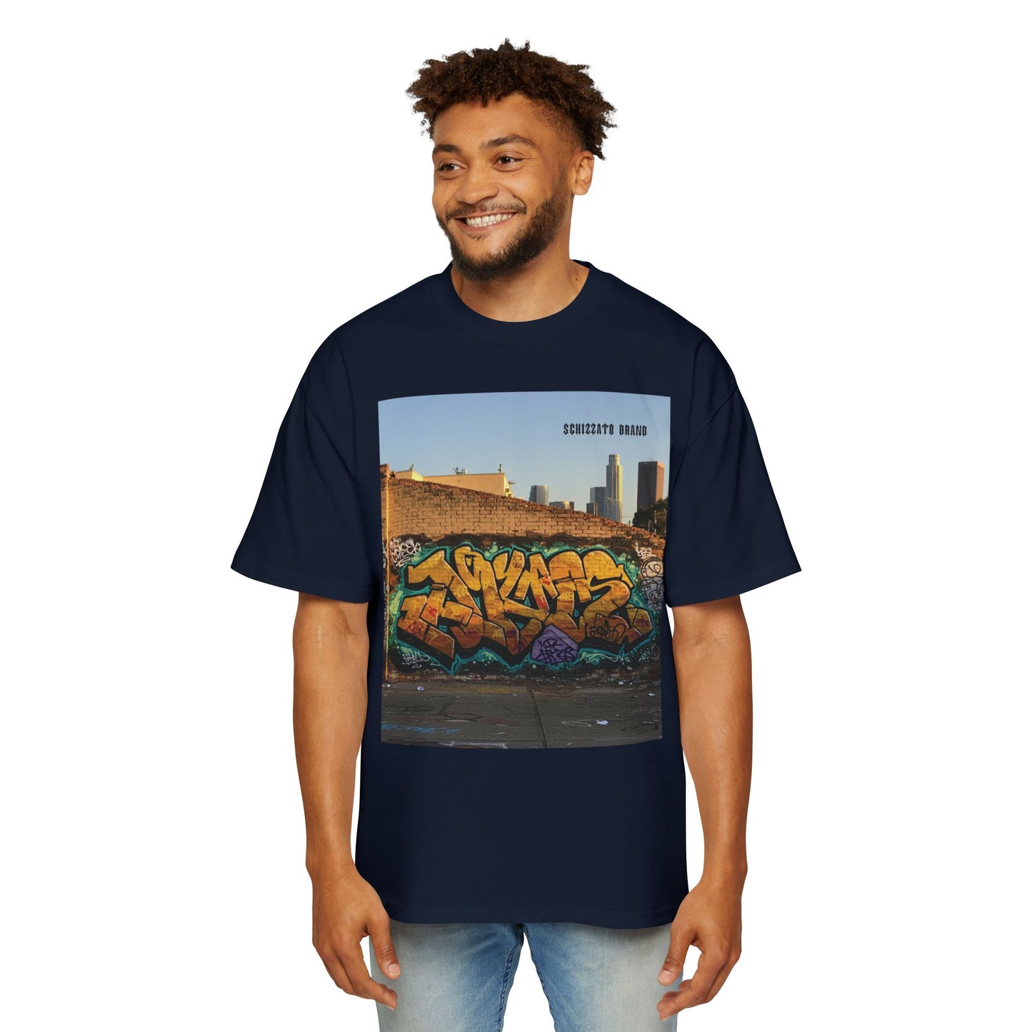 T-shirt surdimensionné Schizzato Urban Graffiti
