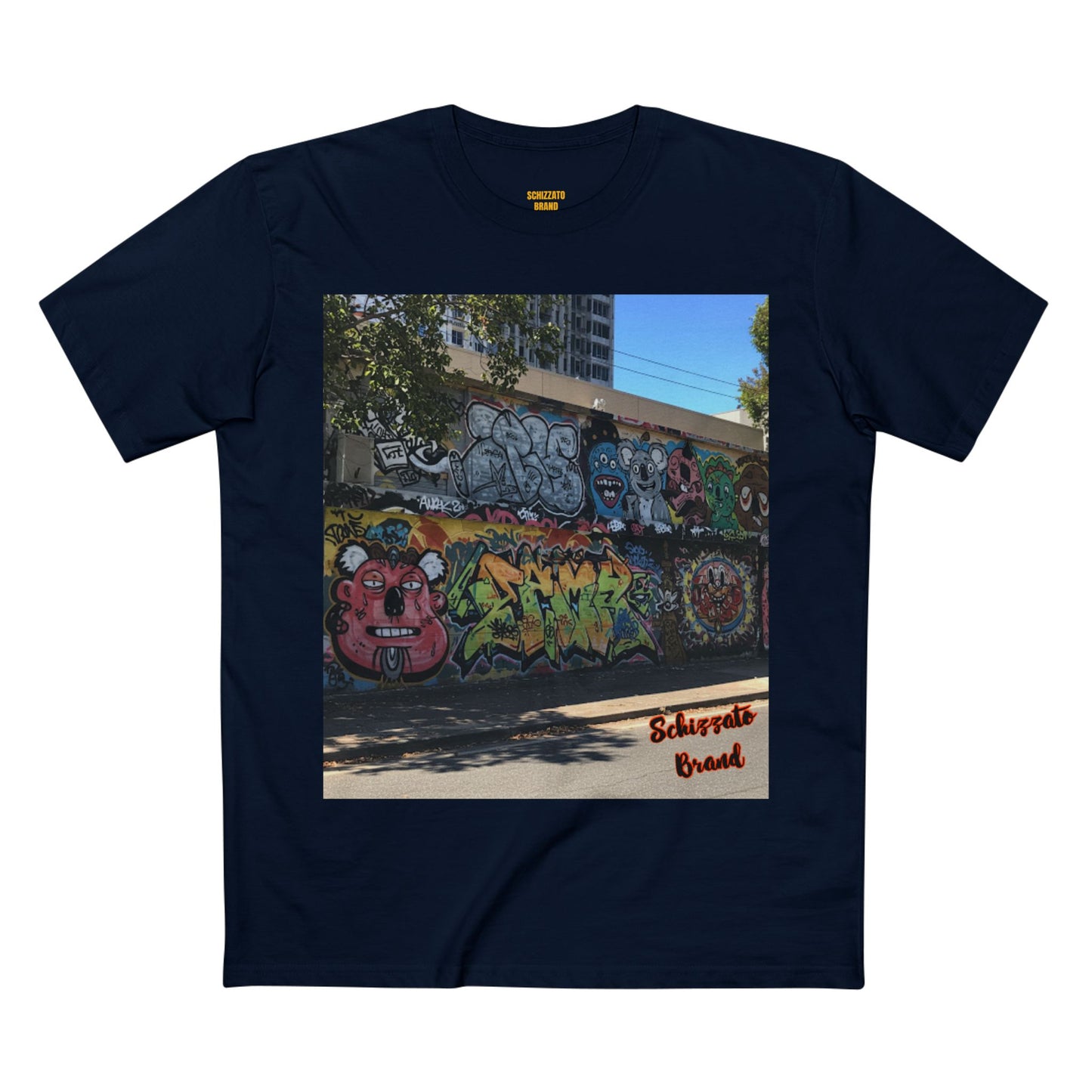 T-shirt Schizzato Graffiti Art