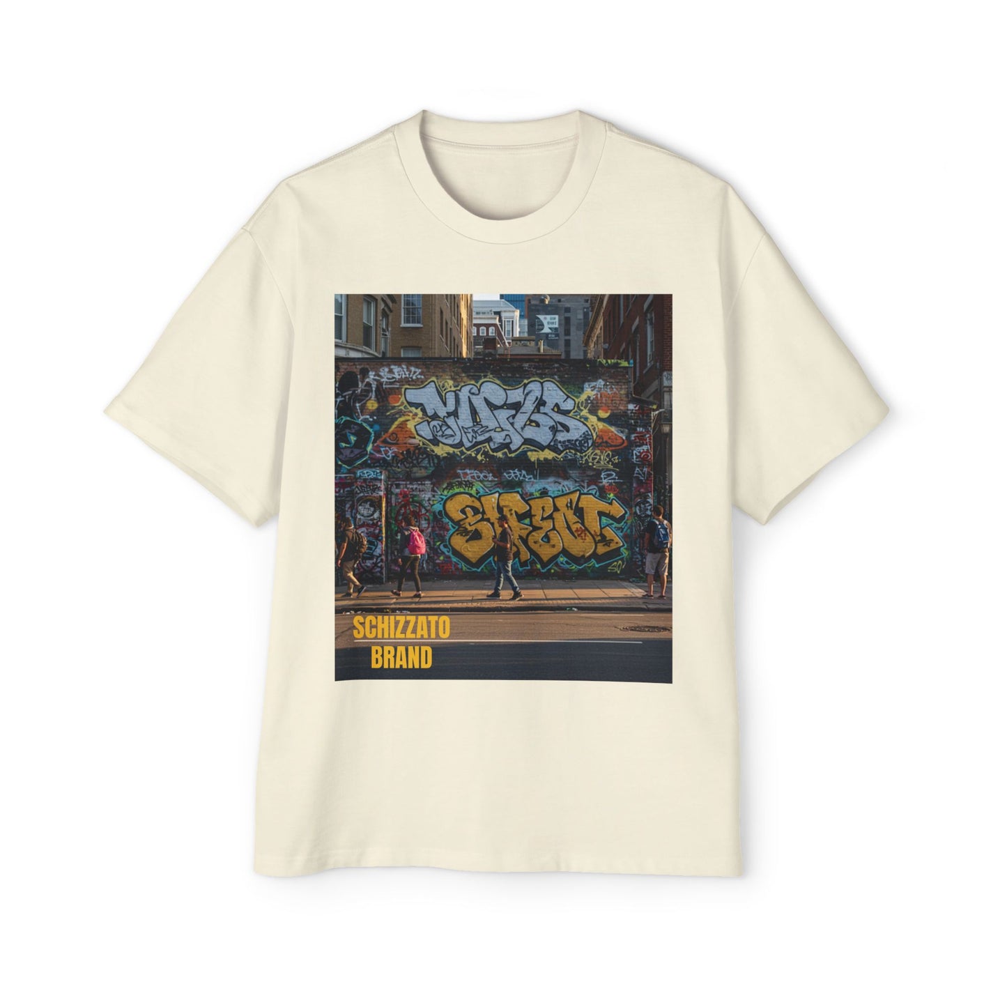T-shirt surdimensionné Schizzato Urban Graffiti
