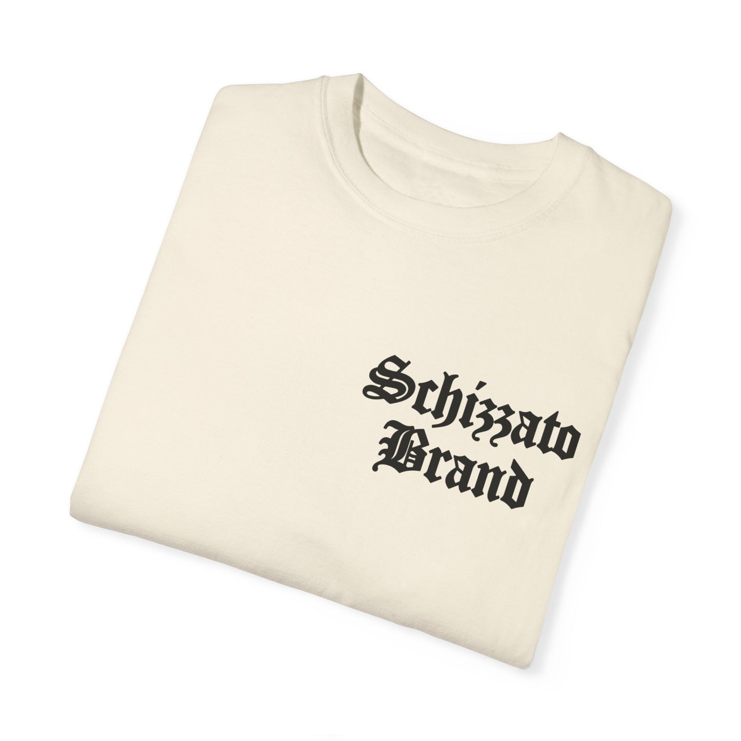 “Schizzato” Rare Footage Print 2Pac Garment-Dyed T-shirt