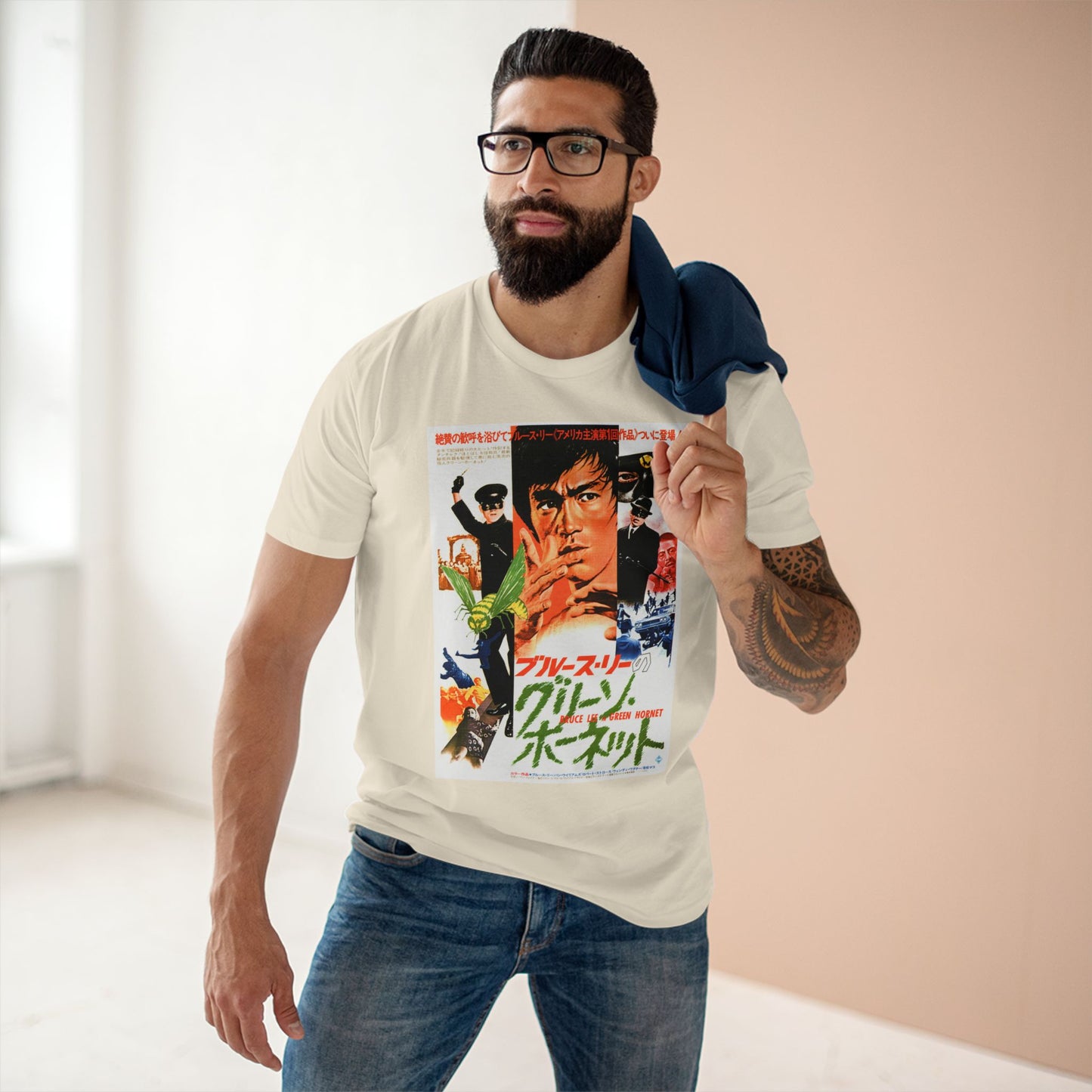 “Schizzato” Bruce Lee Poster Adult Staple Tee