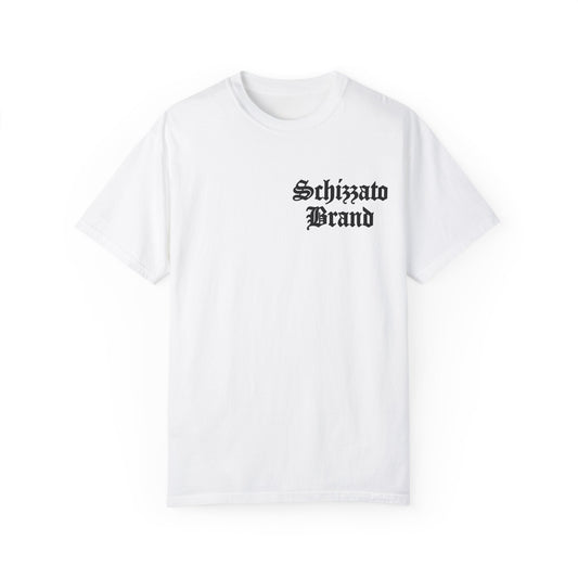 “Schizzato” Rare Footage Print 2Pac Garment-Dyed T-shirt