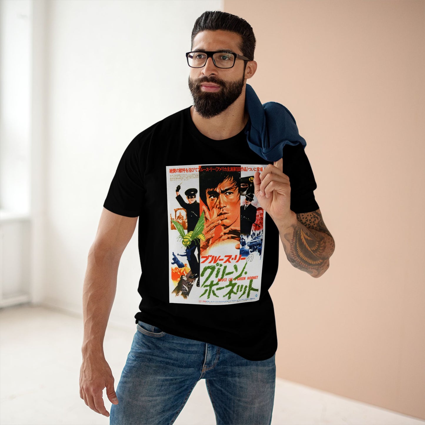 “Schizzato” Bruce Lee Poster Adult Staple Tee