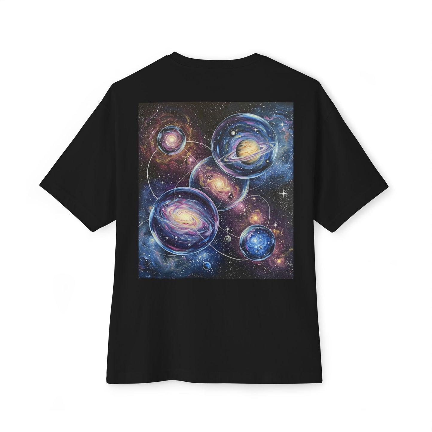 “Schizzato” Unisex Oversized Boxy Tee Multiverse