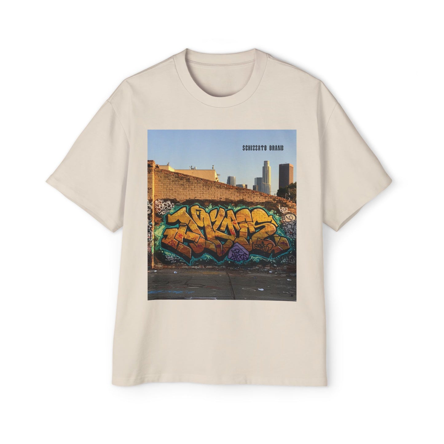 T-shirt surdimensionné Schizzato Urban Graffiti