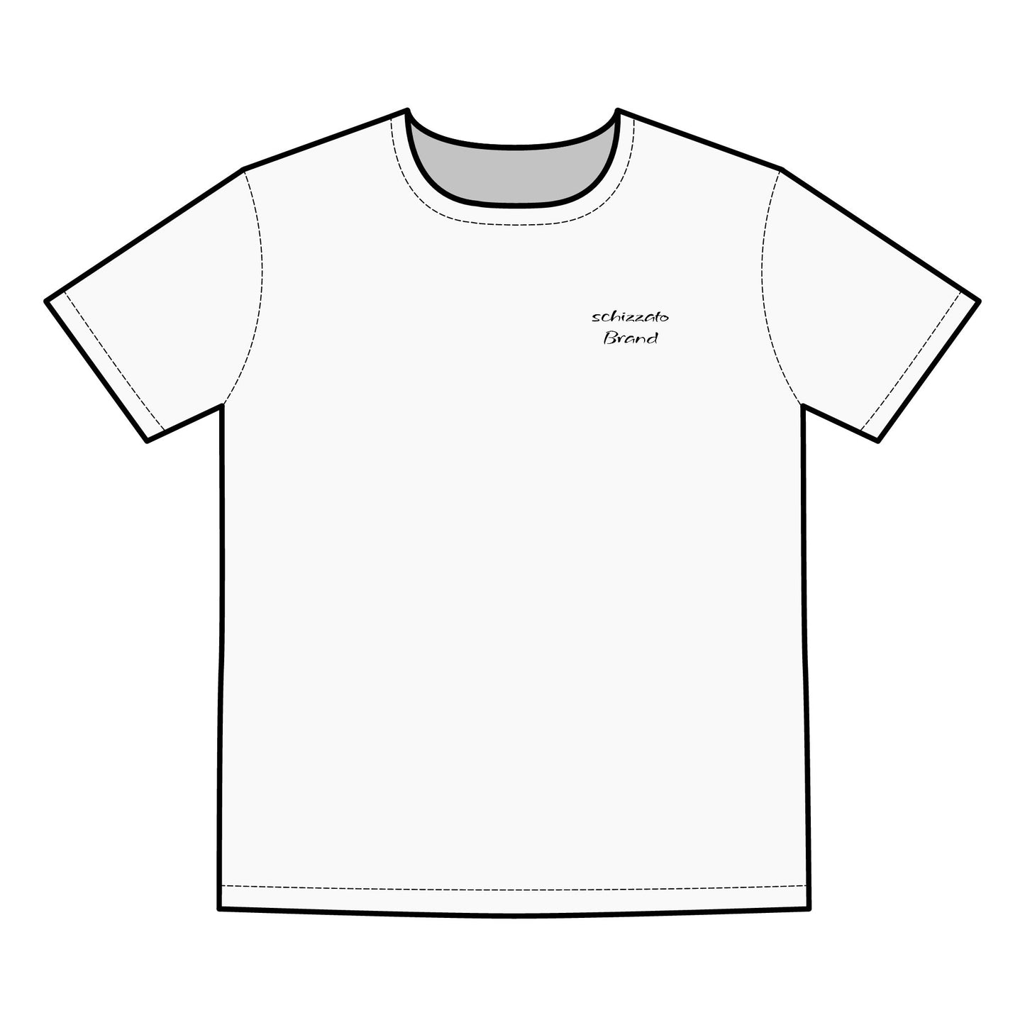 “Schizzato” Graphic Men's Basic Tee