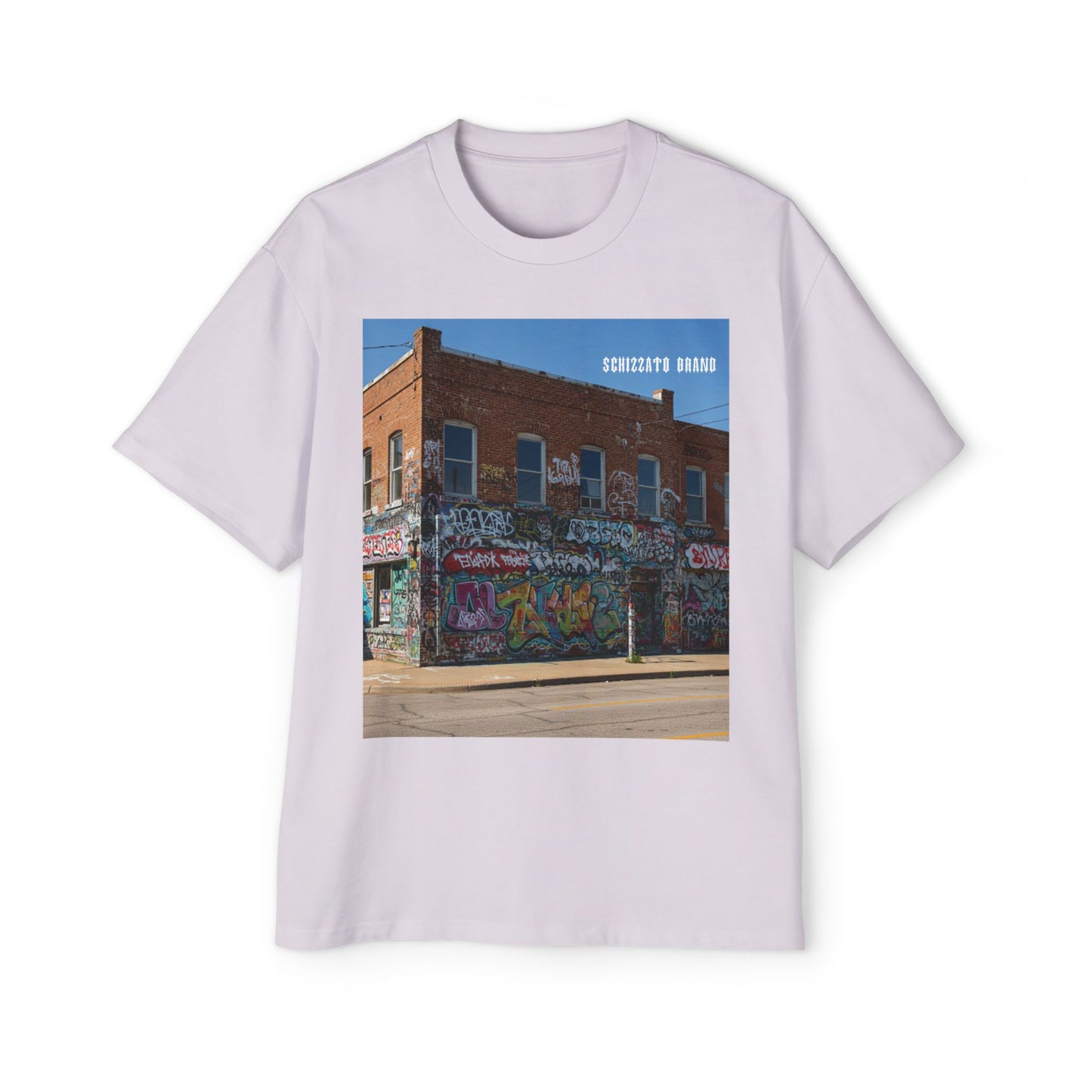 T-shirt surdimensionné Schizzato Urban Graffiti