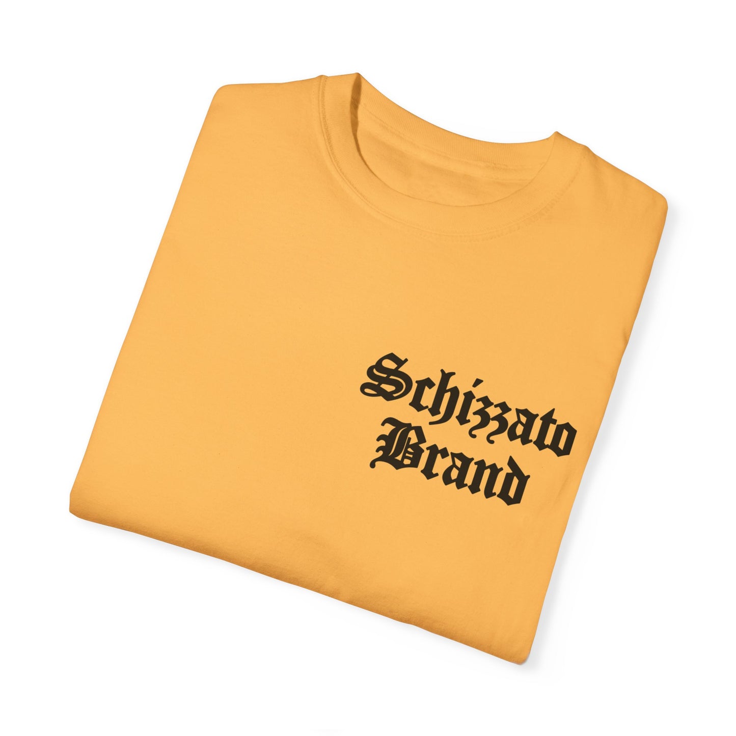 “Schizzato” Rare Footage Print 2Pac Garment-Dyed T-shirt