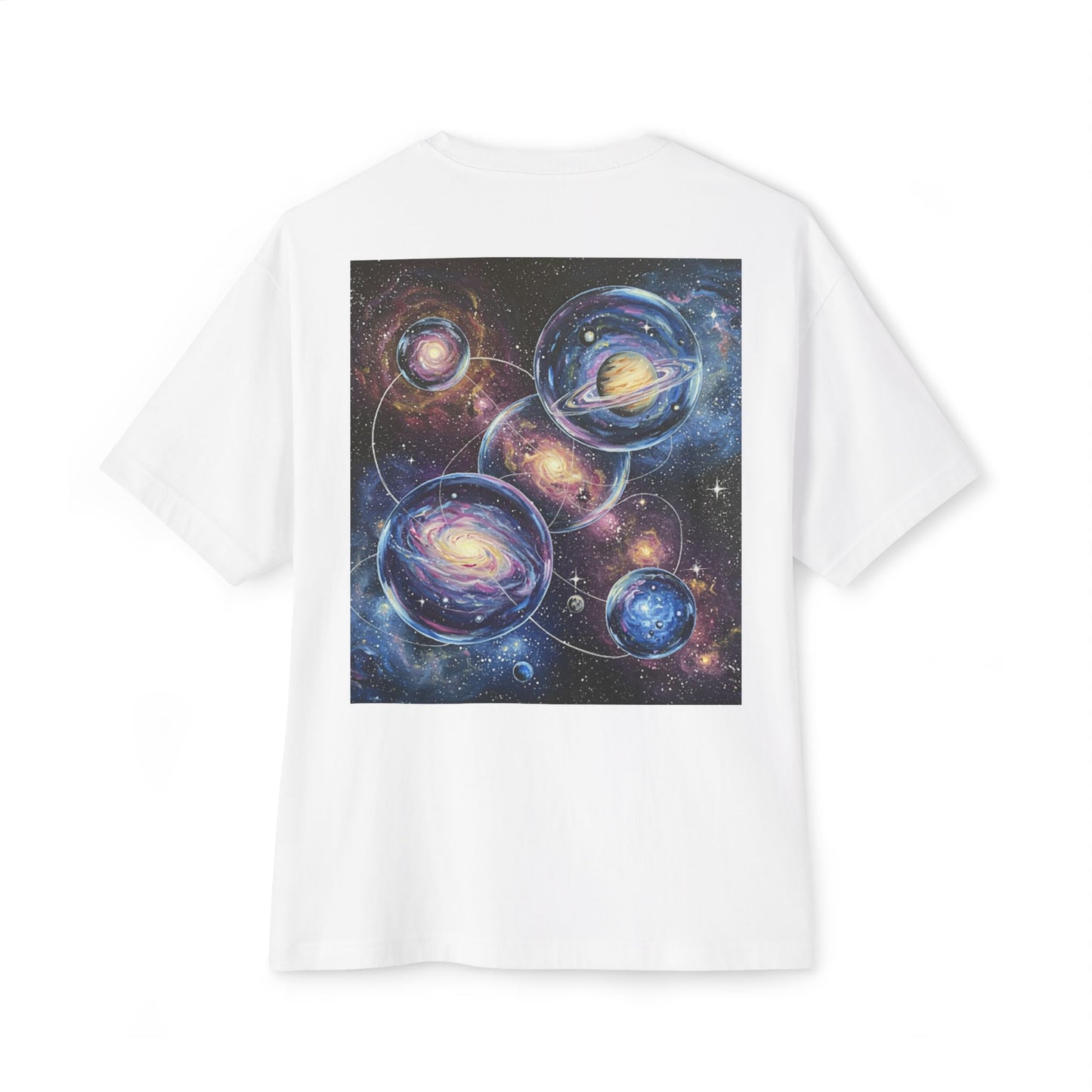 “Schizzato” Unisex Oversized Boxy Tee Multiverse