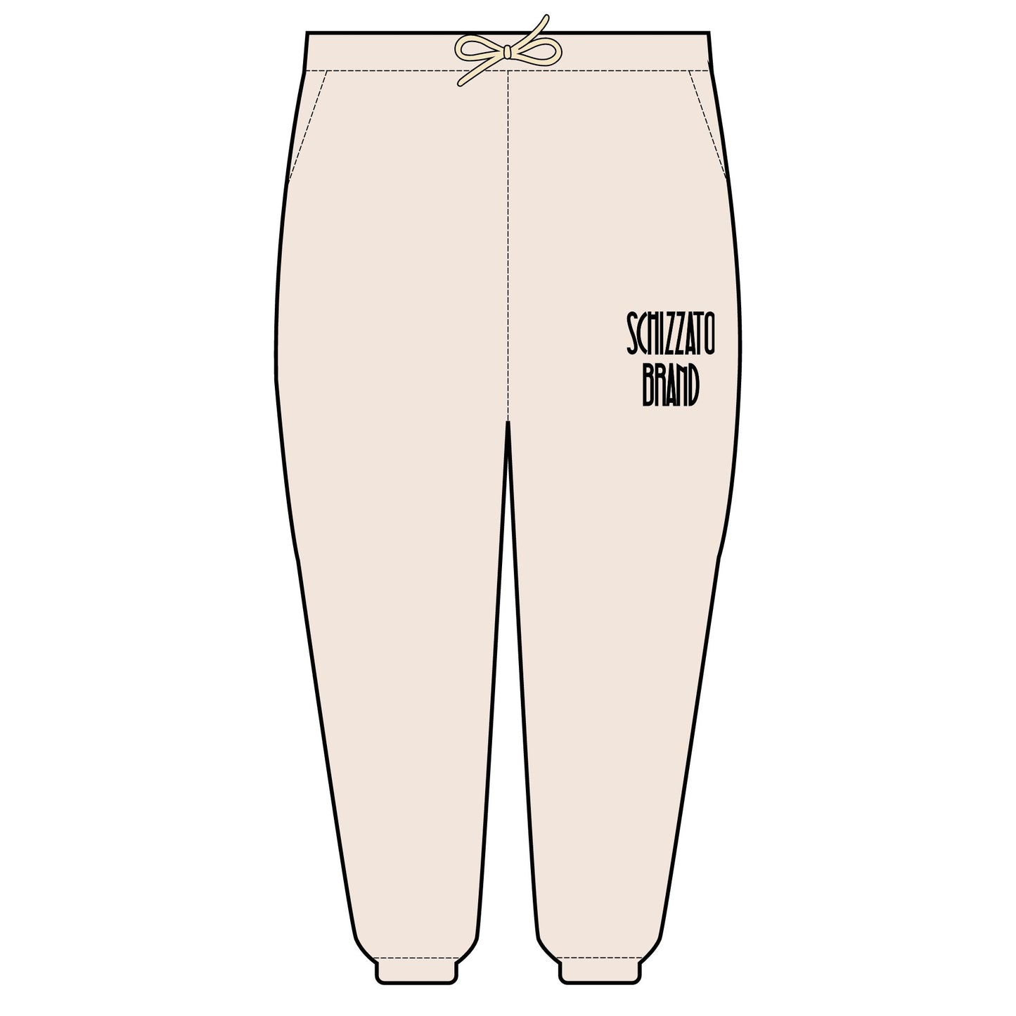 Women’s “Schizzato” Brand Garment-Dyed Lightweight Fleece Sweatpants