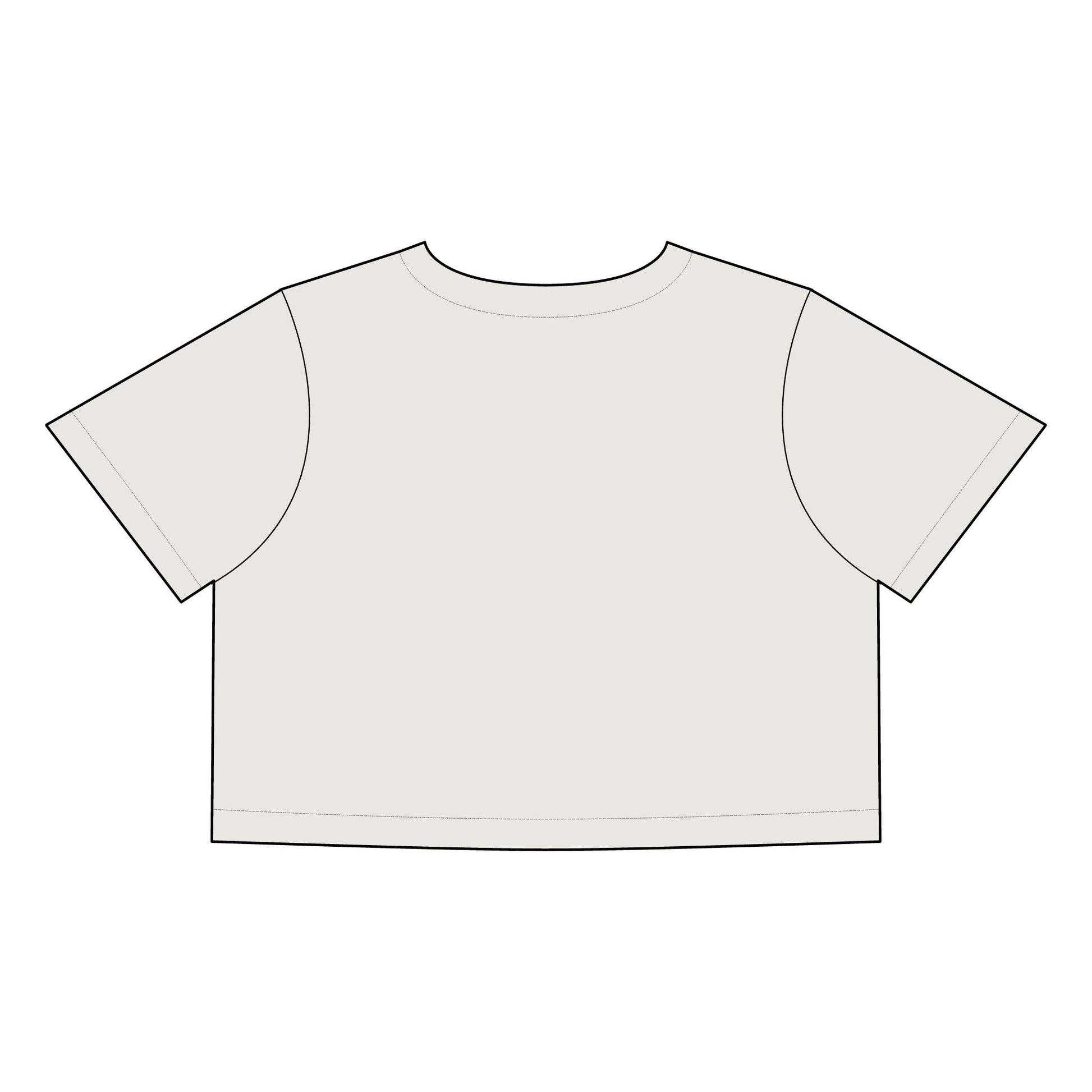 Women's Faded Crop Tee