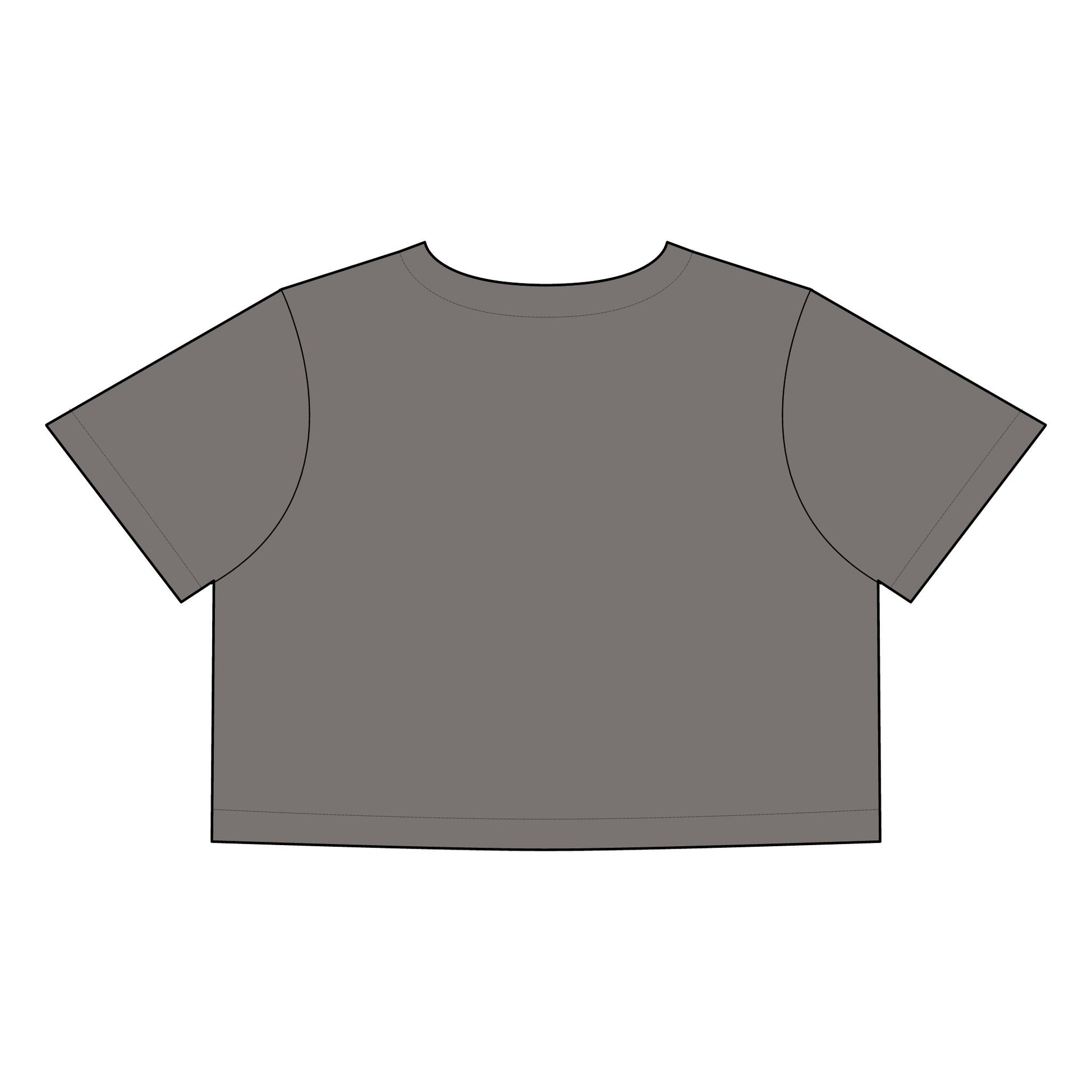 Women's Faded Crop Tee