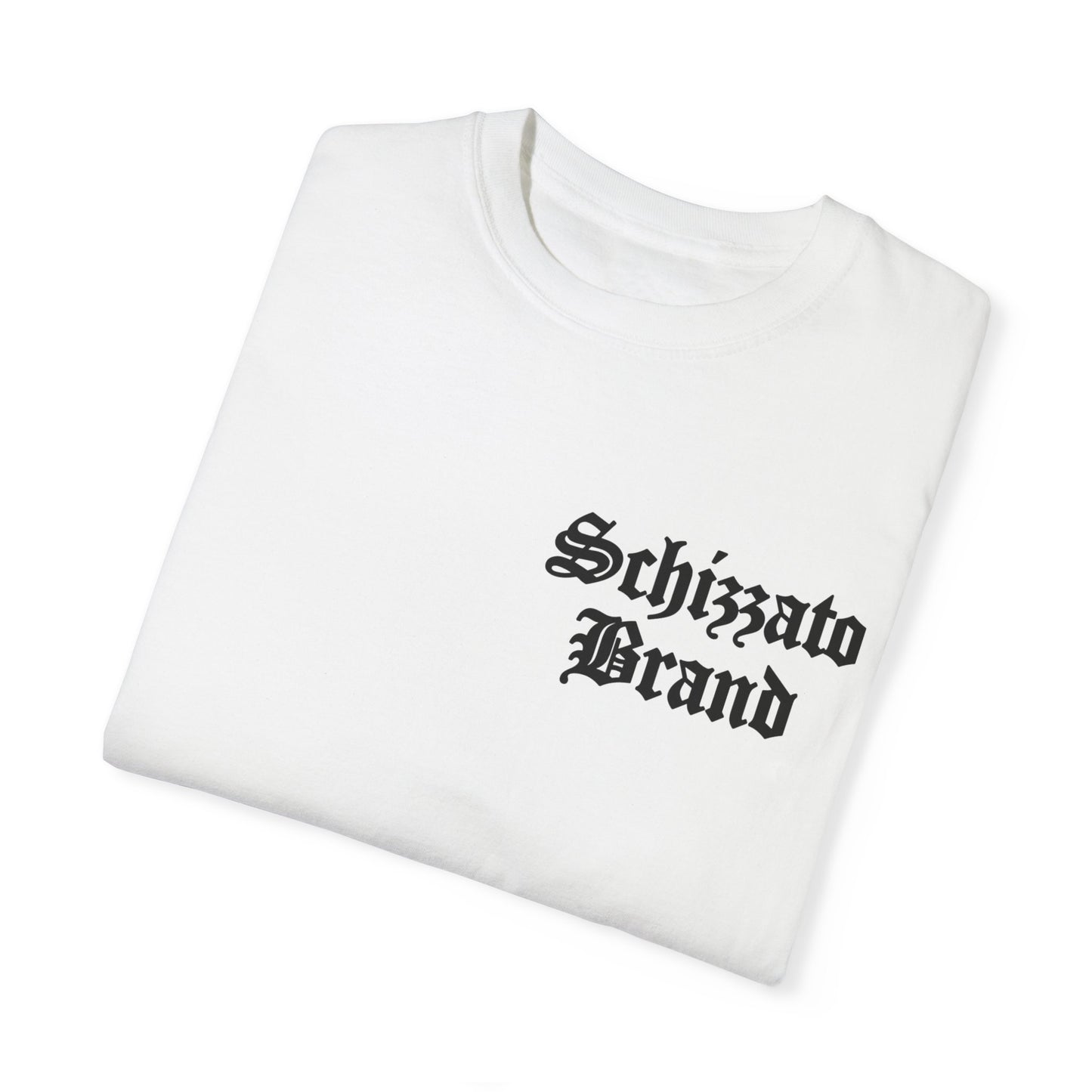 “Schizzato” Rare Footage Print 2Pac Garment-Dyed T-shirt