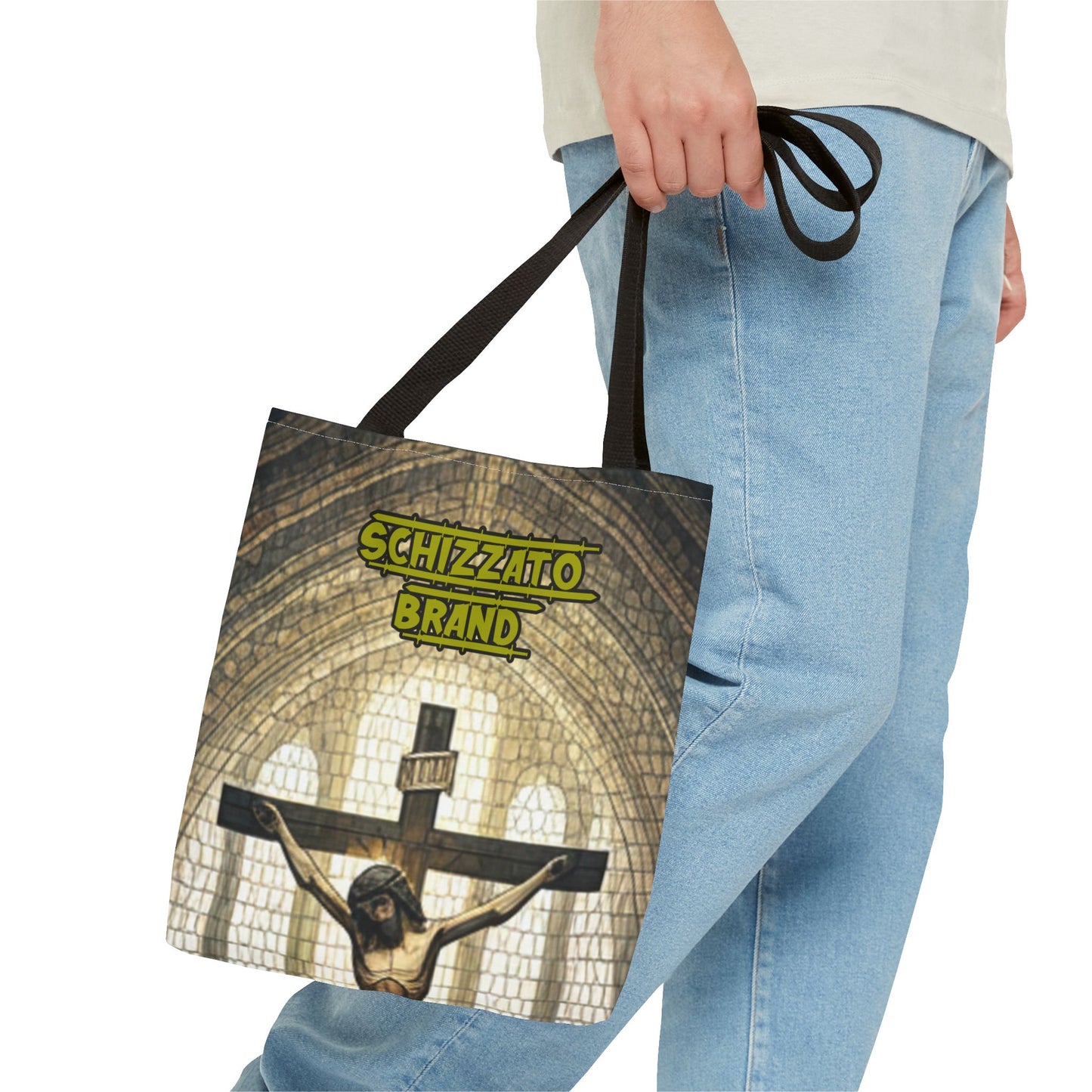 “Schizzato” Cross Tote Bag