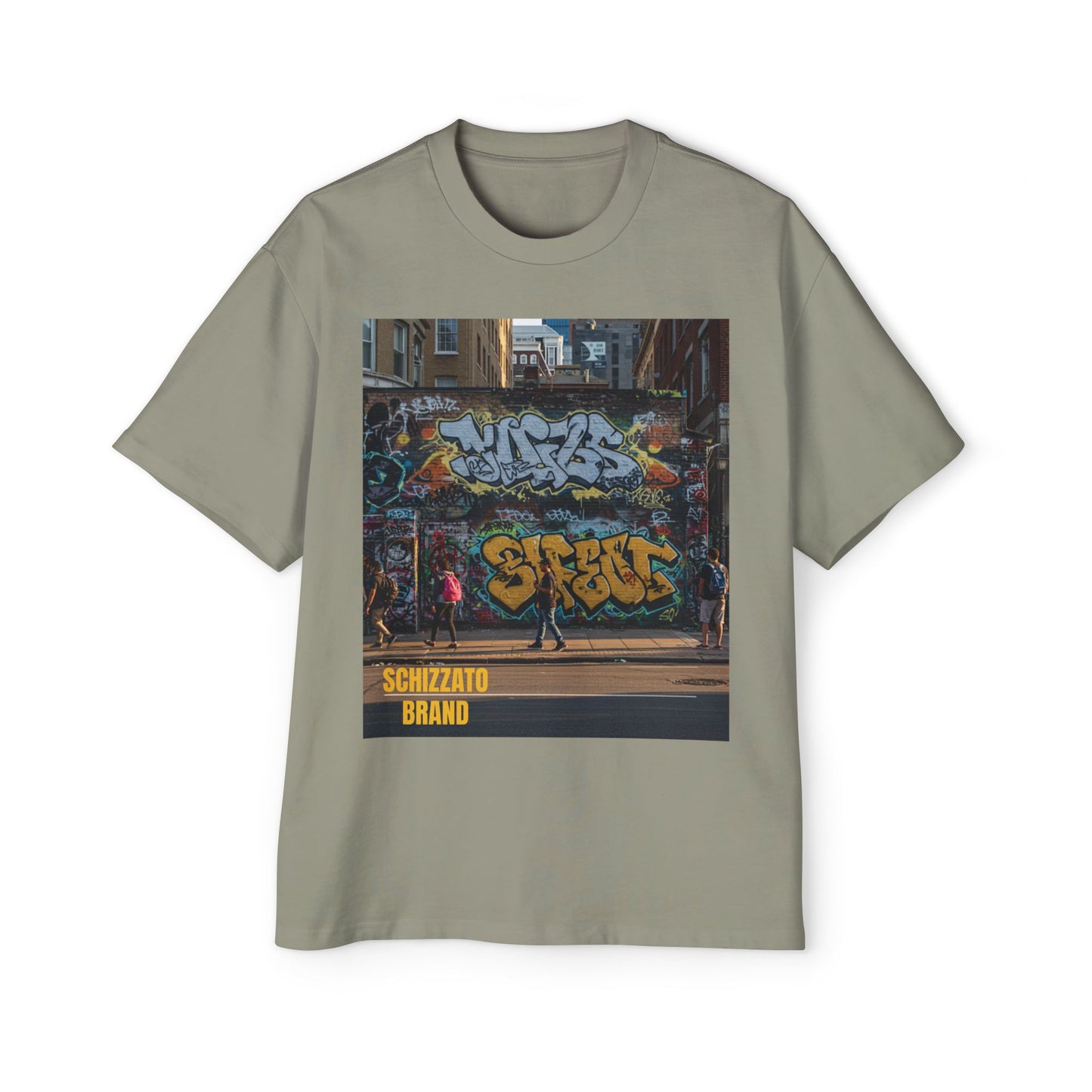 T-shirt surdimensionné Schizzato Urban Graffiti