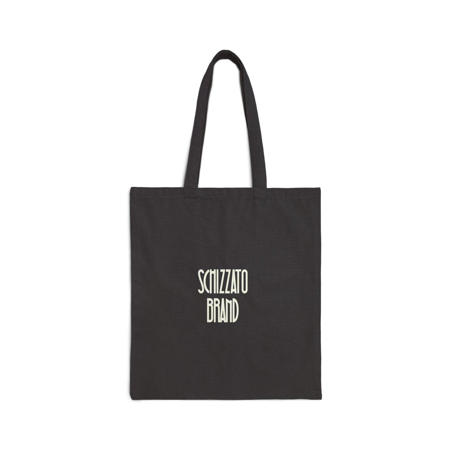 “Schizzato” Brand Cotton Canvas Tote Bag