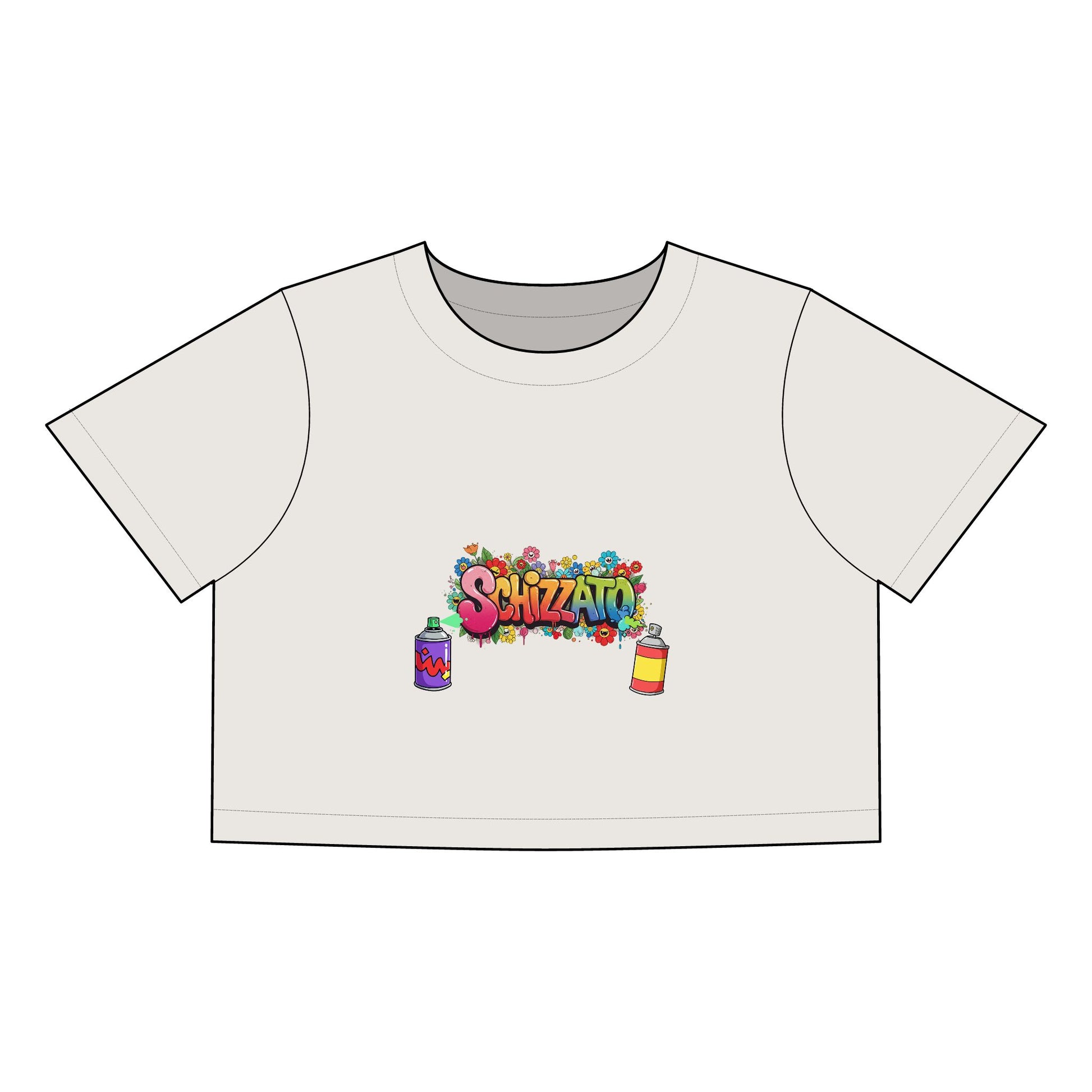 Women's Faded Crop Tee